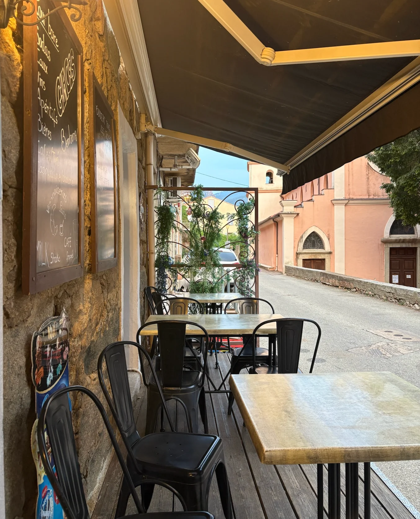 La terrasse intérieure