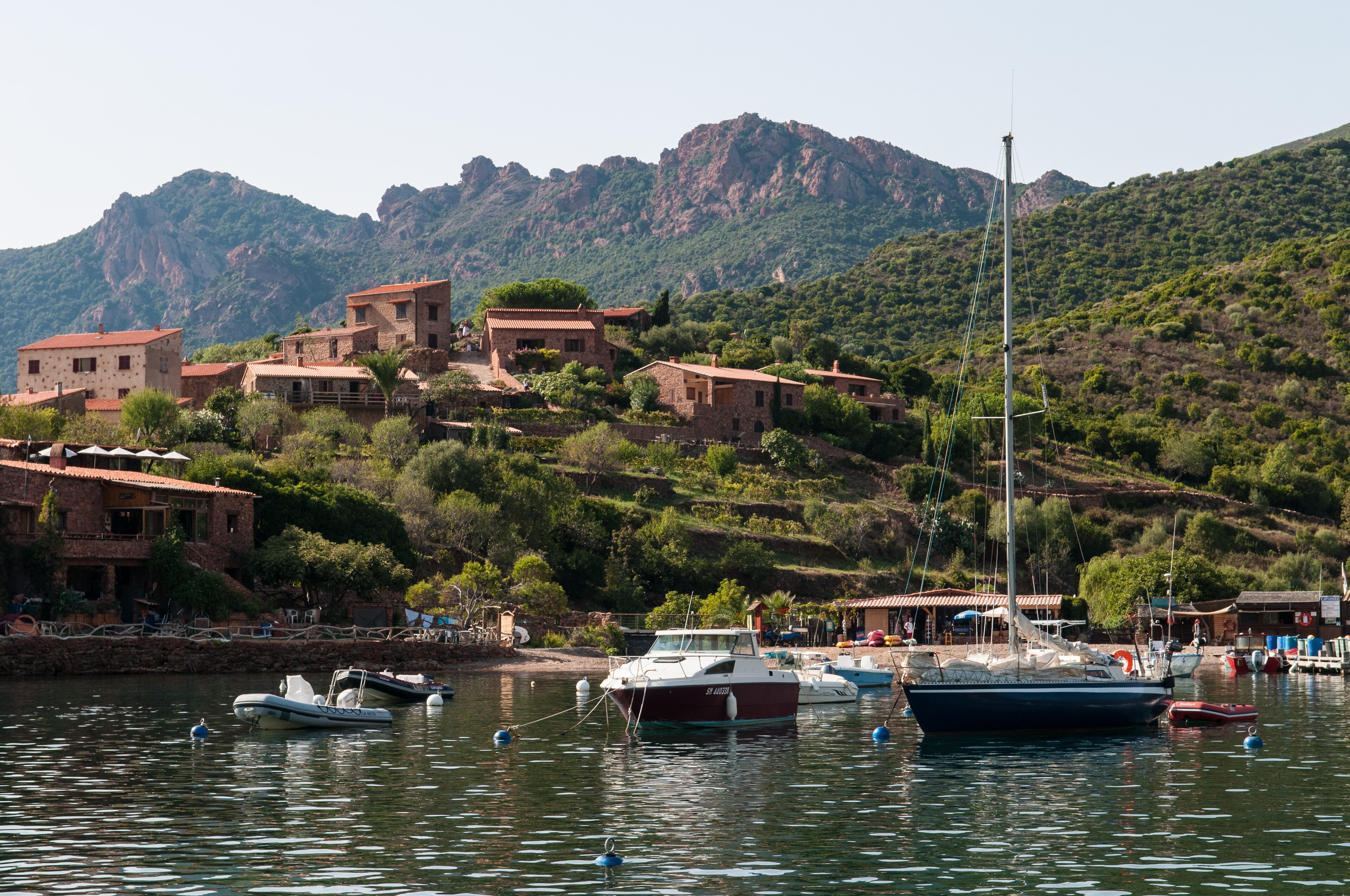 Girolata, vue d'ensemble