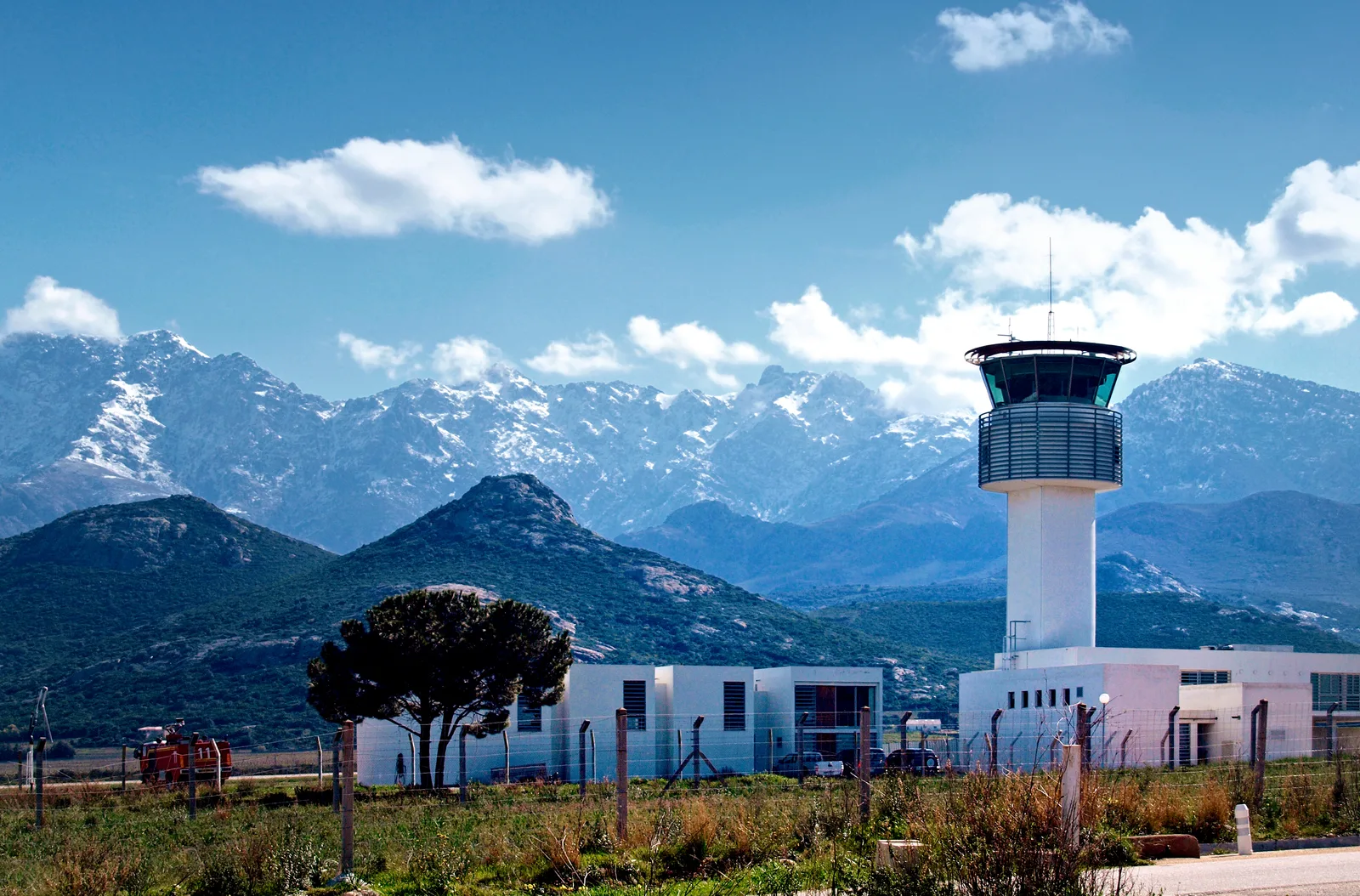 Aéroport de Calvi Sainte-Catherine, vue d'ensemble