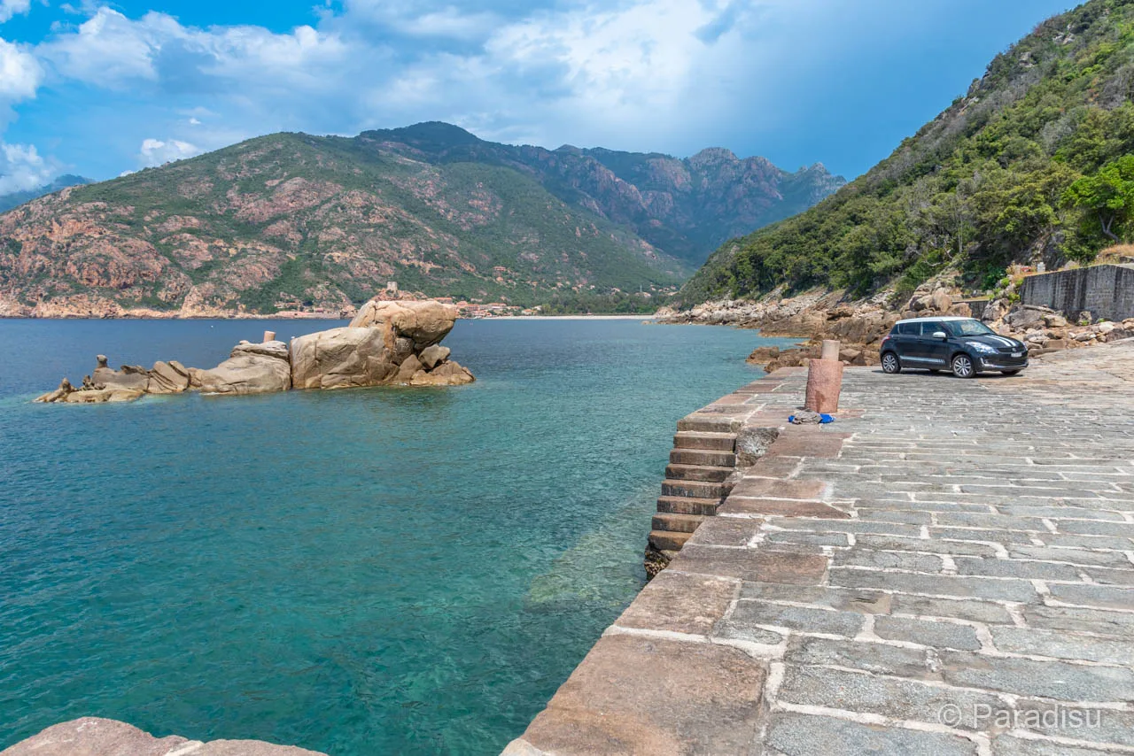 Port de Castagna, vue d'ensemble